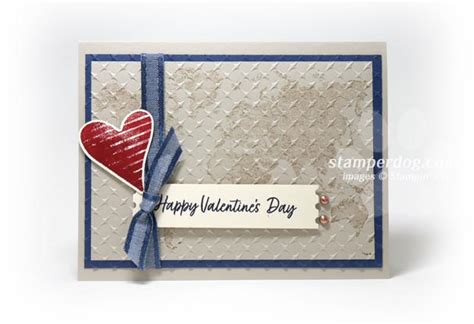 Easy To Make Masculine Valentines Card