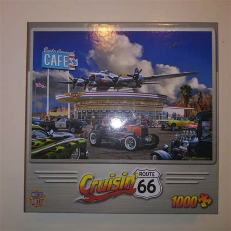 1000 Piece Jigsaw Puzzle Cruisin Route 66 Bomber By Masterpieces