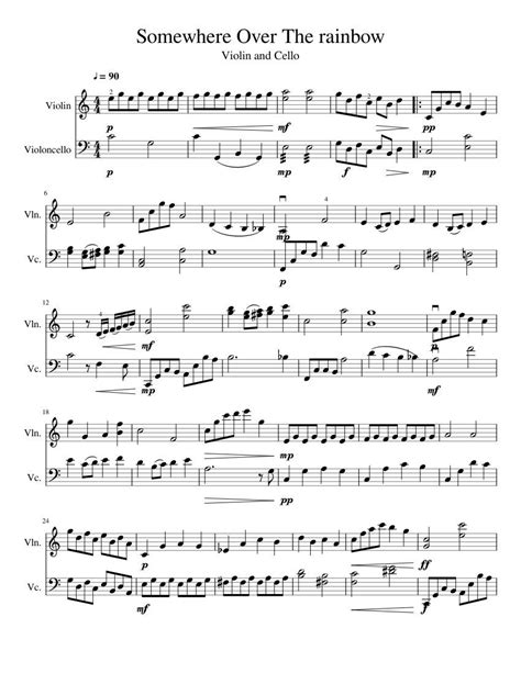 Pinterest has a ton of tabs and sheet music pages. Print and download in PDF or MIDI Somewhere Over The rainbow. Free sheet music for Violin, Cello ...