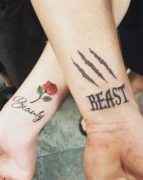 42 meaningful matching couple tattoo ideas for love couple tattoos tattoos couple matching