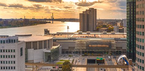 Detroits Convention Center Announces A New Name Huntington Place
