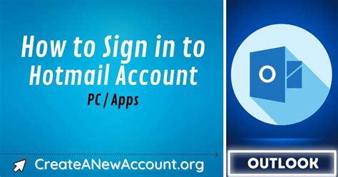 Hotmail Sign In Hotmail Login Email