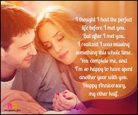 A well crafted anniversary message can go a long way, use these quotes to say happy anniversary like never before. Love Anniversary Quotes For Him: 10 Quotes That'll Make Him Teary
