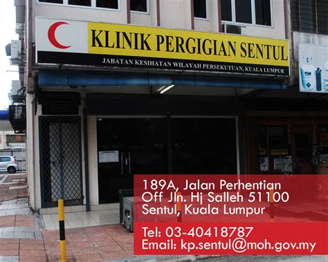 Klinik Pergigian Sentul Pergigian Jkwpkl Putrajaya