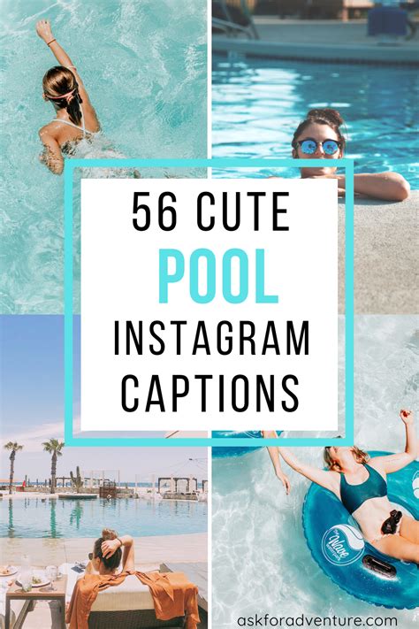 56 Cute Pool Captions For Instagram Poolside Photos Swimming Pool