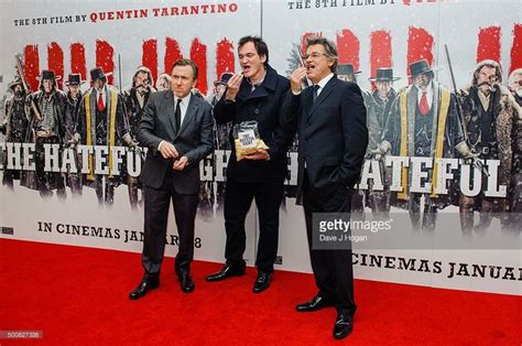 Tim Roth Quentin Tarantino And Kurt Russell Attend The European Of