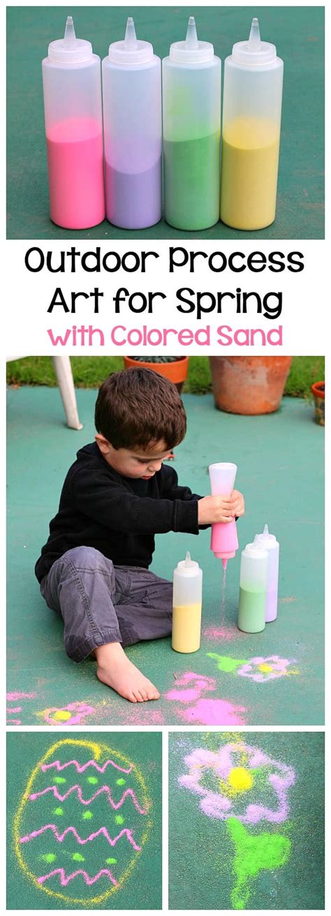 Spring Activities For Kids Drawing Outside With Spring