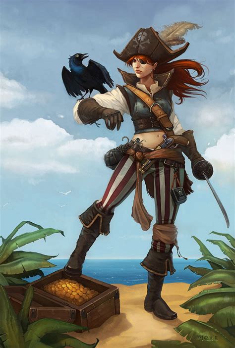 45 Pirate Character Designs In A Diverse Range Of Styles Mode Pirate Pirate Art Pirate Wench