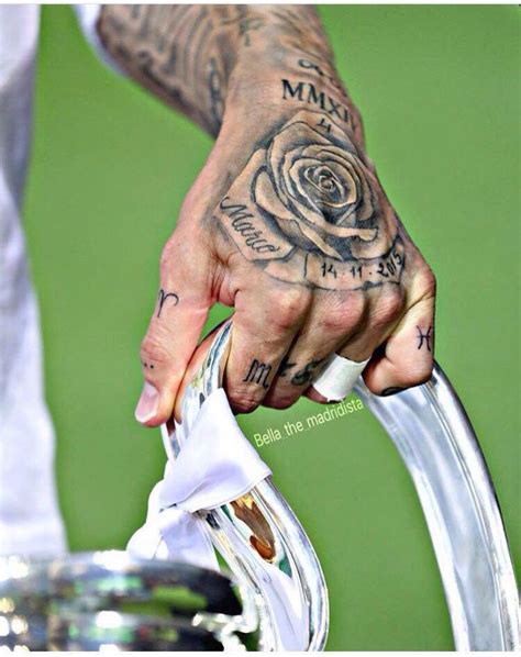Pin By Miguel Hernandez On Sergio Ramos Hand Tattoos For Guys Men