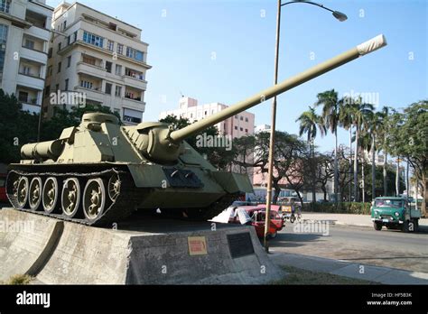 Su 100 Soviet Destroyer Tank Serving As A Revolutionary Monument In