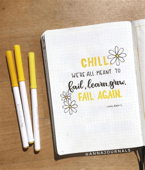 12 Quote Layouts For Your Bullet Journal Inspirational Quotes