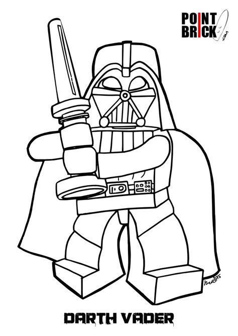 How to draw a cartoon darth vader. Disegni da colorare: Speciale LEGO Star Wars Day! | Lego ...