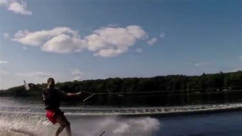 Gopro Water Skiing Trick Ski Drop Bottle Up Youtube
