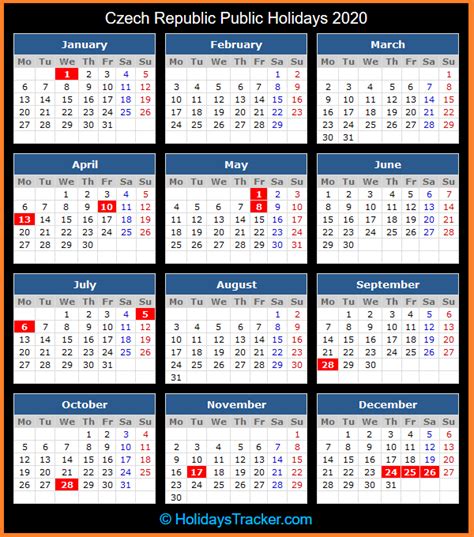 Here's the list of 2020 public holidays according …the post singapore public holidays 2020 appeared first on. Czech Republic Public Holidays 2020 - Holidays Tracker