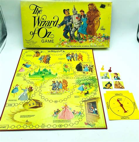 Vintage 1974 Cadaco The Wizard Of Oz Board Game Incomplete Ebay In