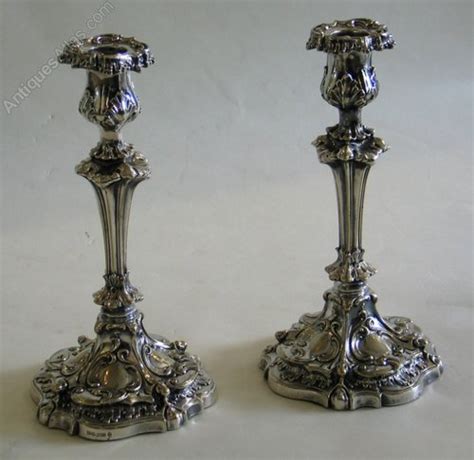 Antiques Atlas Silver Plated Candlesticks