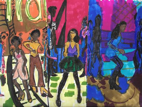 Decades Of Dance Down The Soul Train Line Drawing By Yvonne West Pixels