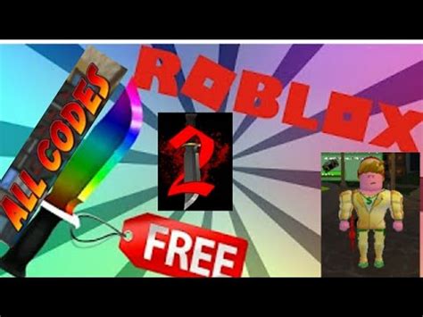 Redeem them as soon as possible or they will get expired. MURDER MYSTERY 2 CODES - YouTube