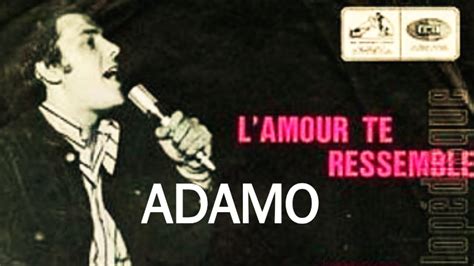 Lamour Te Ressemble사랑은 당신처럼⭐️ Salvatore Adamo살바토레 아다모1967 Lyrics