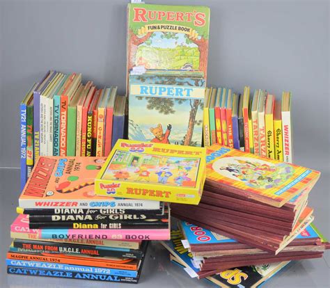 Lot 83 A Collection Of Vintage Annuals Including