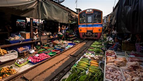 Places To Visit In Thailand Mae Klong Market Or Talad