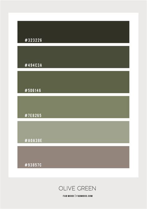 Olive Green Color Scheme Fabmood Wedding Colors Wedding Themes