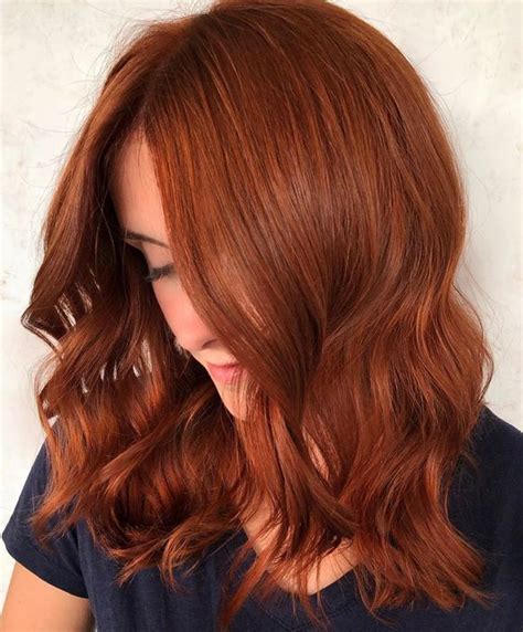 15 estilos de cabello warm copper que te inspirarán a cambiar red orange hair copper hair