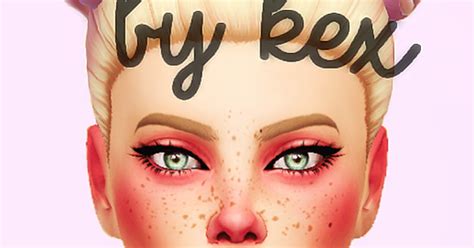 Sims 4 Ccs The Best Freckles By Kexacek