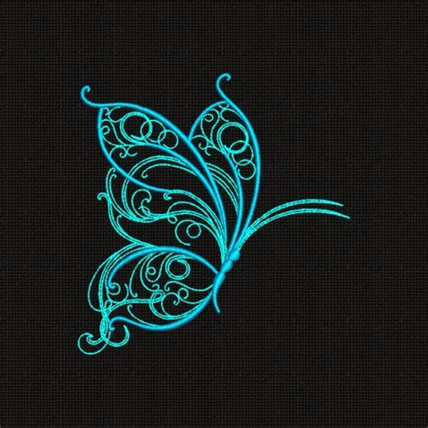 Butterfly Embroidery Design Mini Butterfly Design Butterfly Etsy