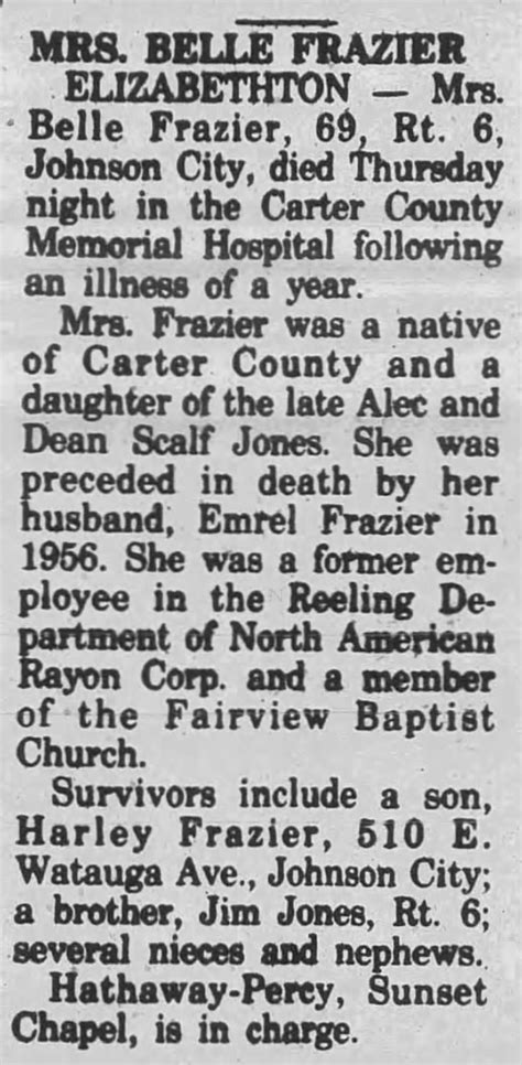 clipping from johnson city press