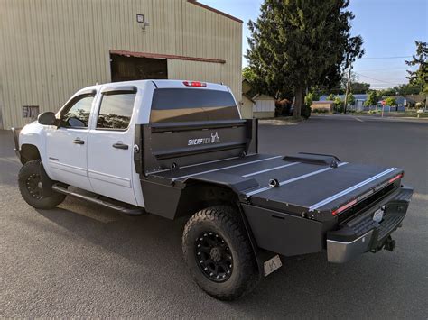 Custom Truck Beds Sherptek — Sherptek Custom Gear Hauling Solutions