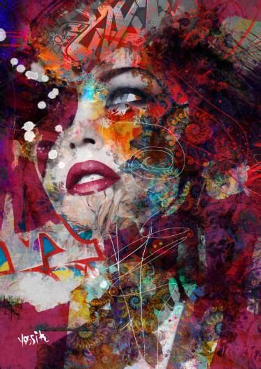 Yossi Kotler Abstract Art Painting Techniques Abstract Portrait