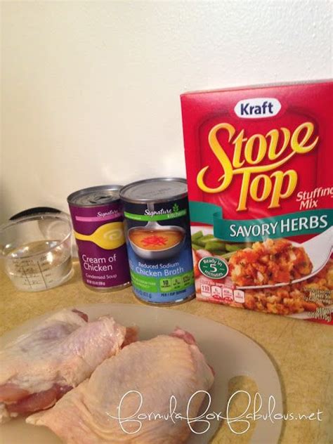 A lot of you know that i love to cook so i wanted to do something very easy and. Crock pot Five Ingredient Chicken and Stuffing in 2019 ...
