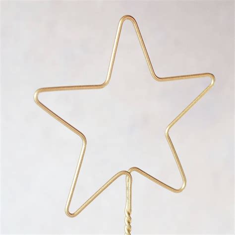 Wire Star Christmas Tree Topper Minimalist Tree Topper Etsy Canada
