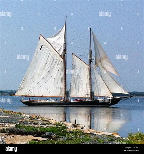 Bluenose Ii Schooner Stock Photo Alamy