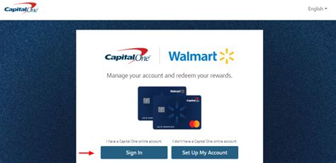 Capital One Walmart Credit Card Account Login