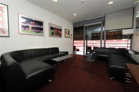 Executive Box At Arsenal Football Club Emirates Stadium London