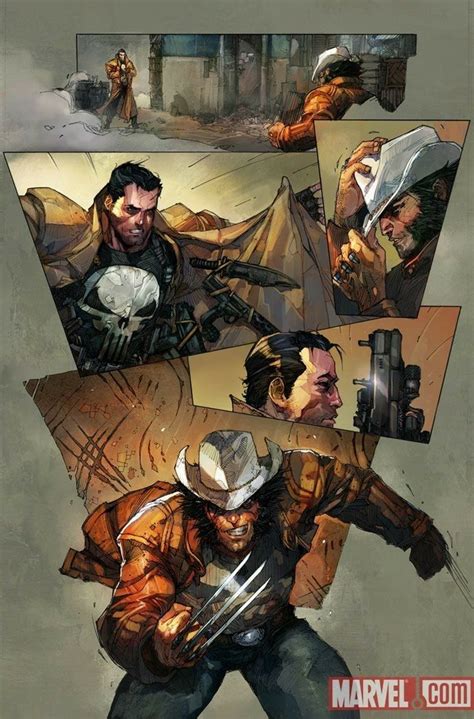 Punisher And Wolverine Wolverine Comic Art Wolverine Marvel Comic
