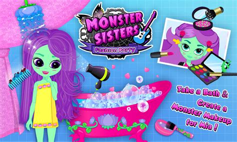 Monster Sisters 2 Home Spa Spooky Sweet Rock Star Makeoveramazoncaappstore For Android