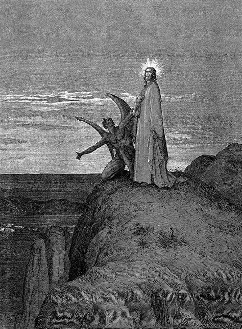 Gustave Doré Las Tentaciones De Cristo Gustave Dore Satanic Art