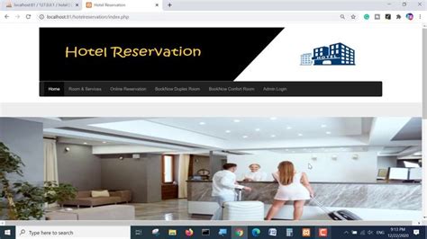 Hotel Reservation System In Php With Source Code Free Project