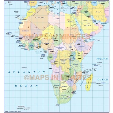 Latitude And Longitude Map Of Africa