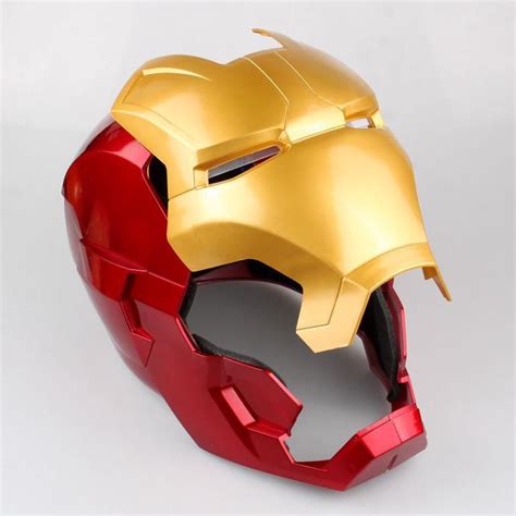 Marvel Avengers Ironman Iron Man Armor Helmet Head Face Mask Cosplay