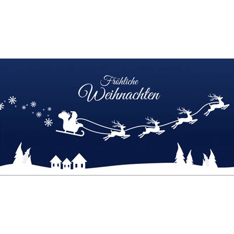 In den meisten ländern dieser welt ist dieser tag ein gesetzlicher feiertag. Blaue Weihnachtskarte "Frohe Weihnachten" mit Weihnachtsschlitten und Spendencode L-DIN Querformat