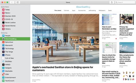 How To Customize The Apple News App On Your Mac