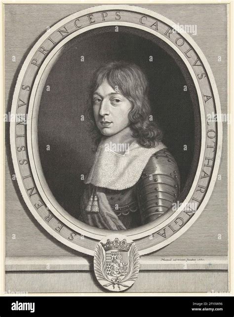 Portrait Of Charles V Duke Of Lorraine Serenissima Princeps Carolus A