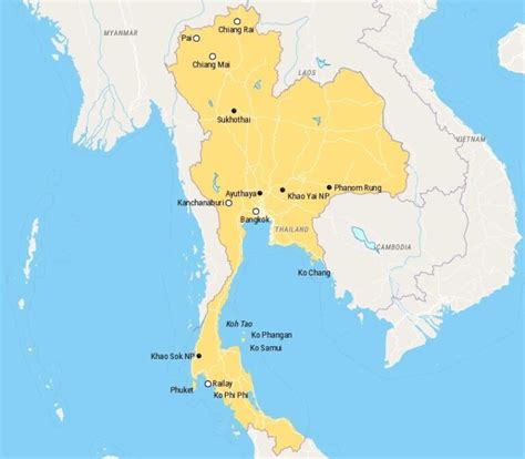 17 Best Places To Visit In Thailand With Map Touropia