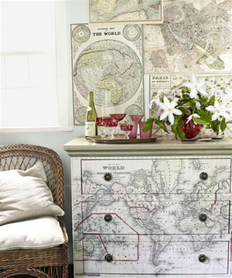 Map Home Decor - Ideas for Decorating with Maps