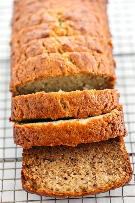 Mix the wet ingredients (eggs, oil, sugar, bananas, nuts) in a bowl and set aside. Grandma's Easy Banana Bread - Eat Yourself Skinny