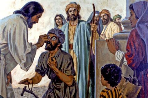 John 91 12 Jesus Heals A Man Born Blind Book Of John 2 Pinterest